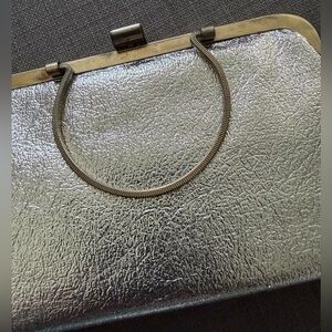 Elegant Silver Clutch Bag